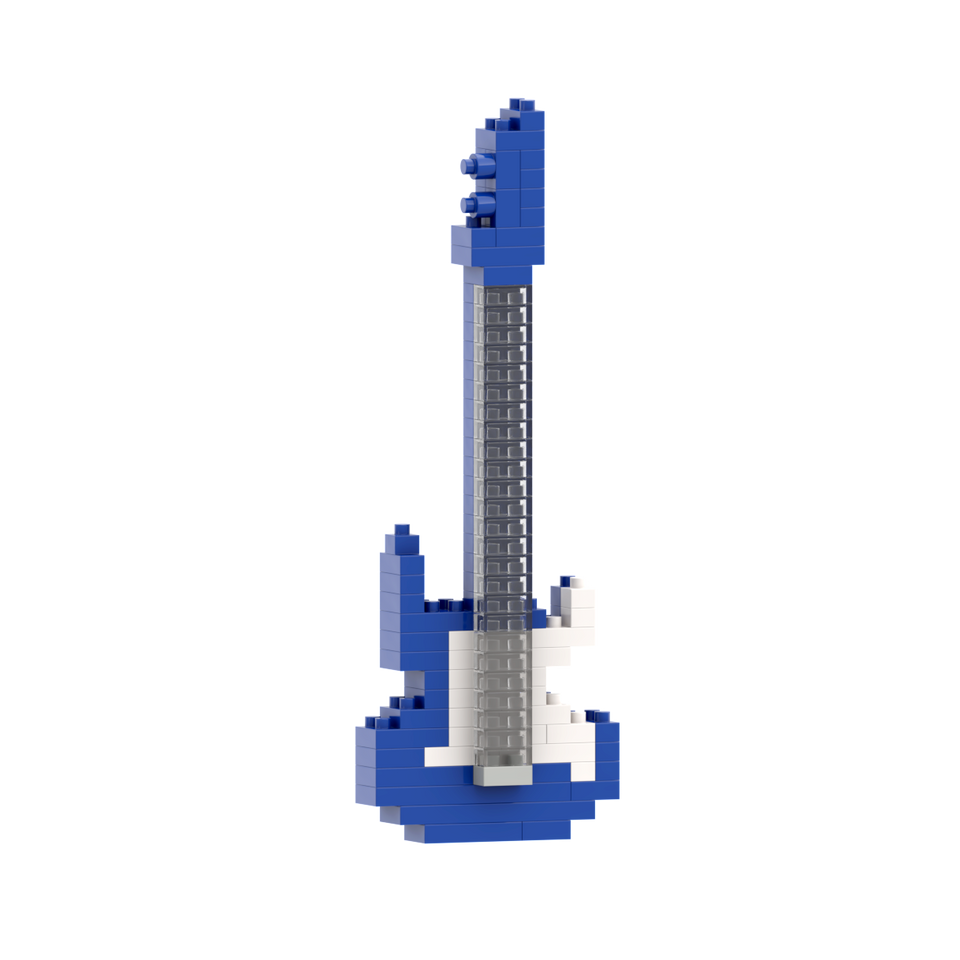 BRIXIES E-Gitarre blau