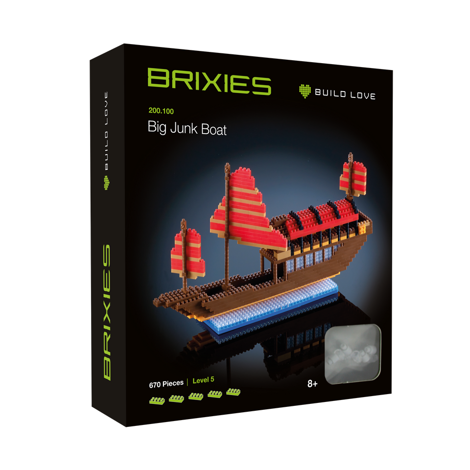 BRIXIES Großes Drachenboot