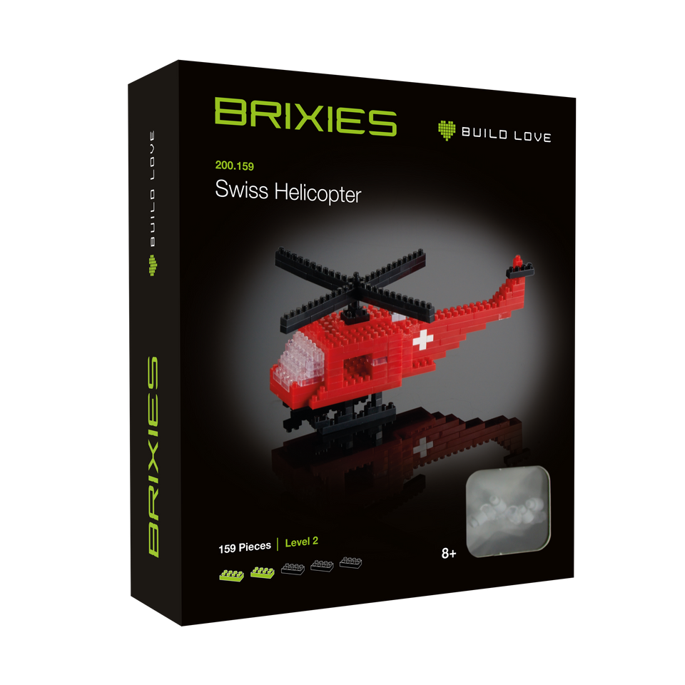 BRIXIES Schweizer Helikopter